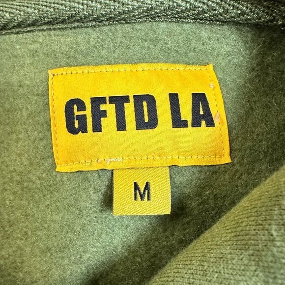 NWT GFTD LA Unisex Olive Green Men's Gifted Mystery School Graphic Hoodie Size M - Picture 4 of 10